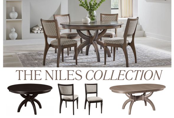 Niles Double Pedestal Table