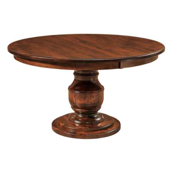 Burlington Single Pedestal Extension Table | Amish Tables